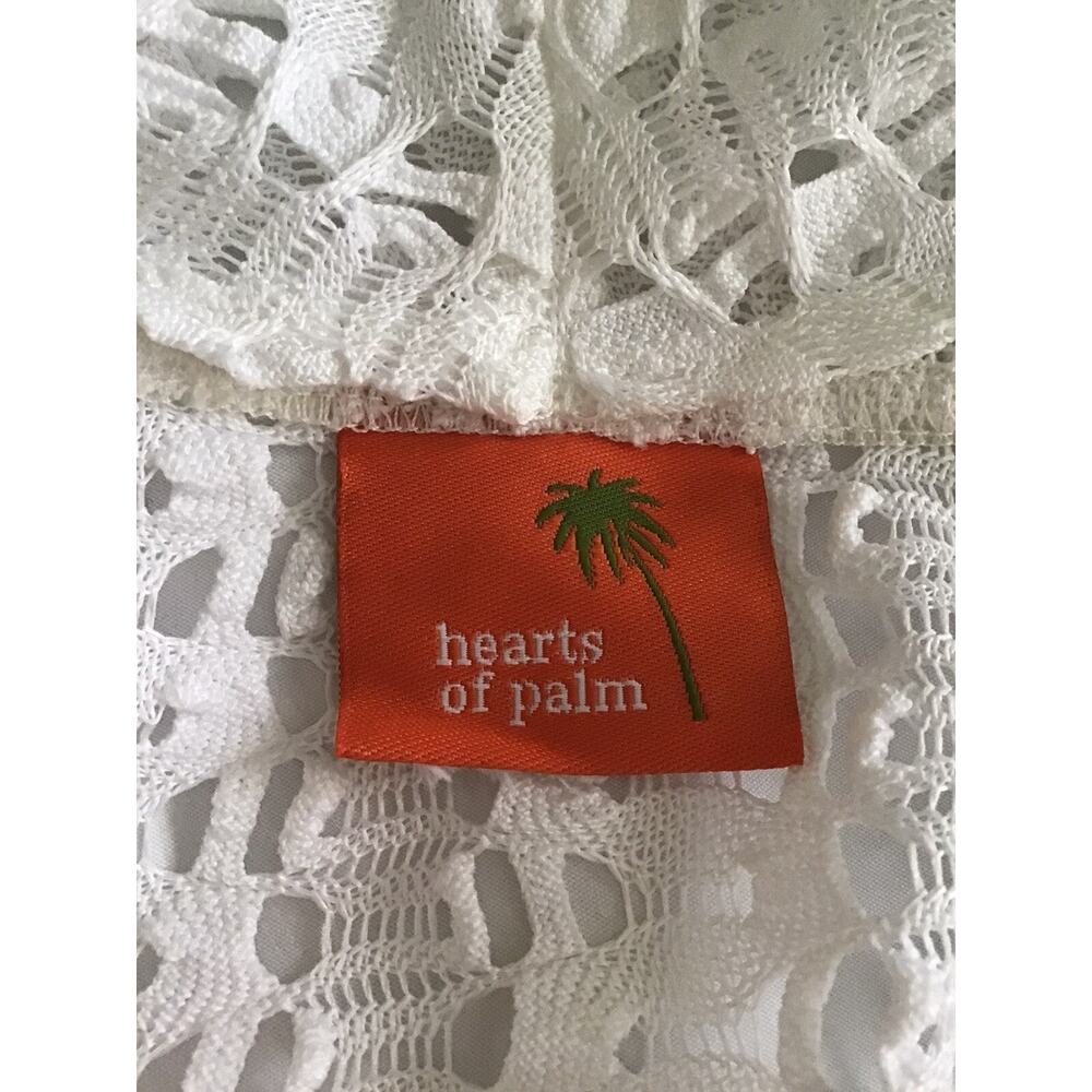 Women's White Cardigan Style Open Jacket Lacey‎ White Covering by Hearts of Palm - Picture 7 of 11